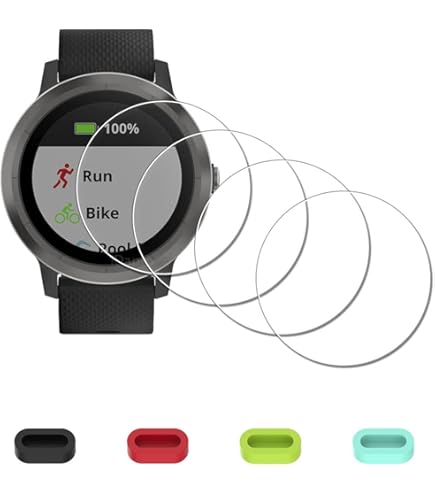 Film Protection Montre Connectée 3 Films Verre Trempé Garmin ...