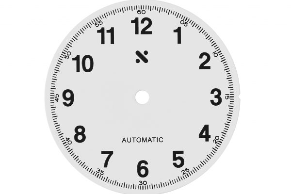 Regarder le cadran: 107 Minimal Tool cadran blanc – namokiMODS